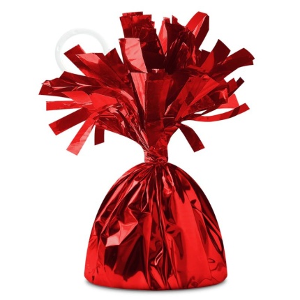 Peso Balões Foil Vermelho