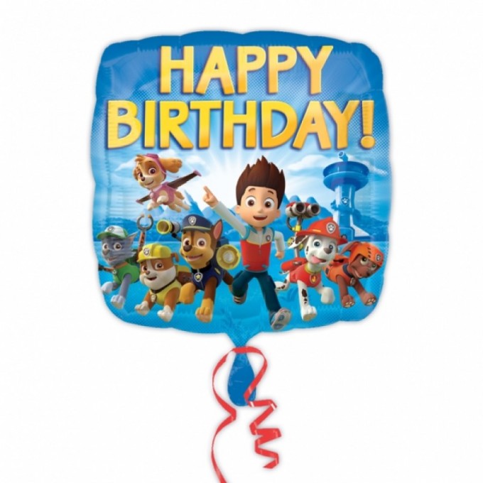 Balão Patrulha Pata Happy Birthday!