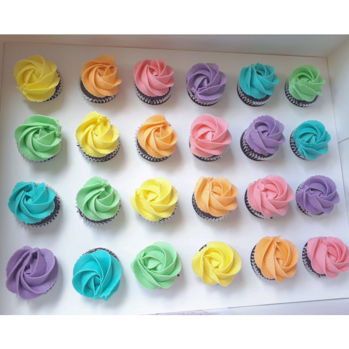 caixa 24 mini cupcakes 1