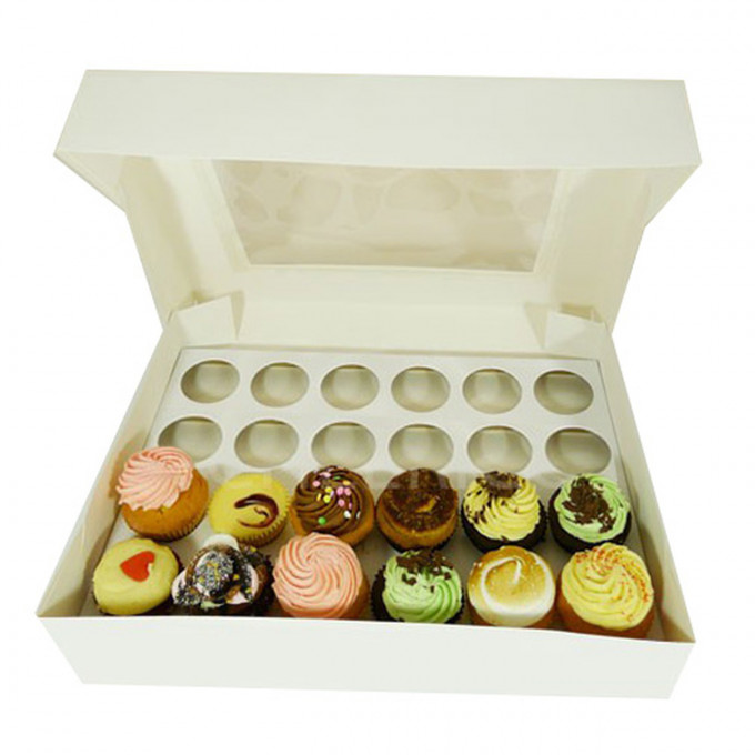 caixa 24 mini cupcakes 3