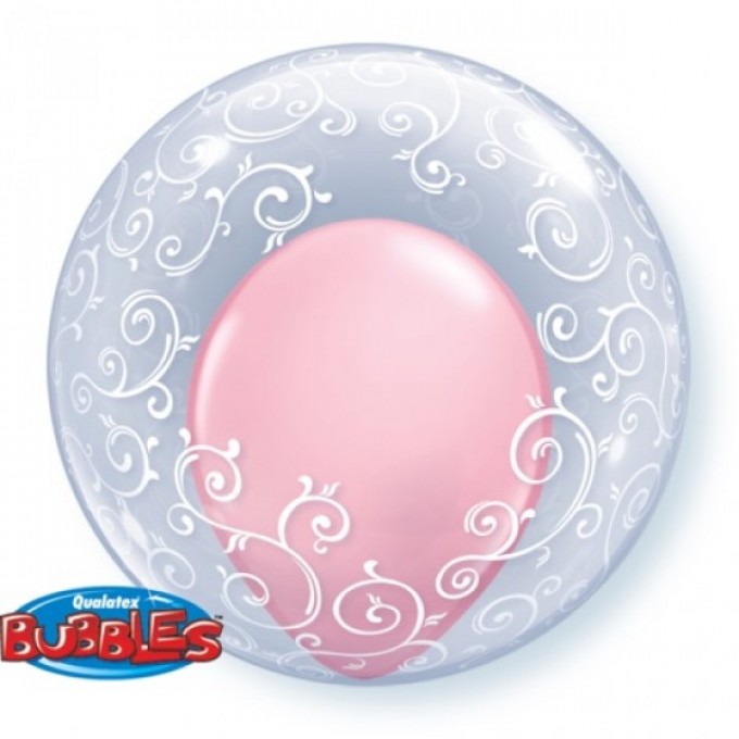 Bubble Transparente Filigrama 61 cm