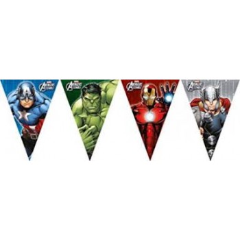 Banner Plástico Avengers