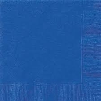 Guardanapos Liso Azul Royal - Pack 20