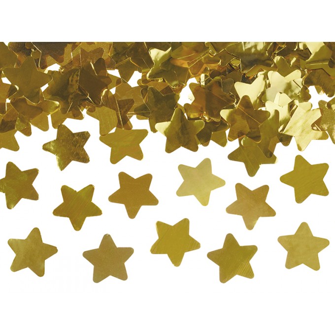 Canhão Confettis Estrelas Douradas 12