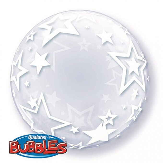 Bubble Transparente Estrelas 61 cm