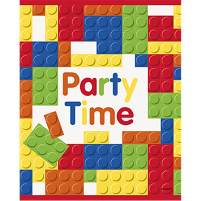 Lego Party 8 Sacos Plastico Presentes