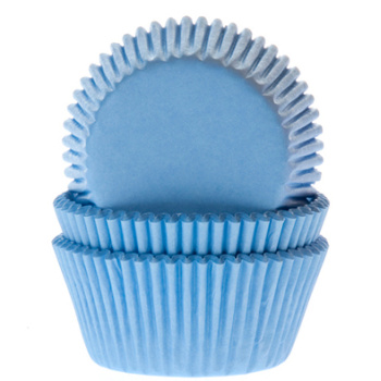 Mini Formas De Papel Azul Céu - Conj. 60