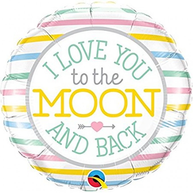 Balão "I Love you to the moon and back"