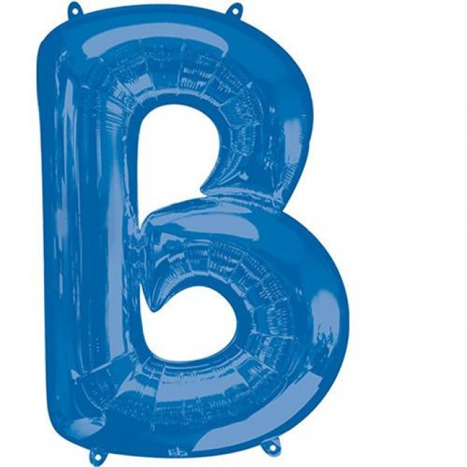 Balão Letra B Azul - 86cm