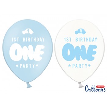 Balão Látex Azul - 1 St Birthday