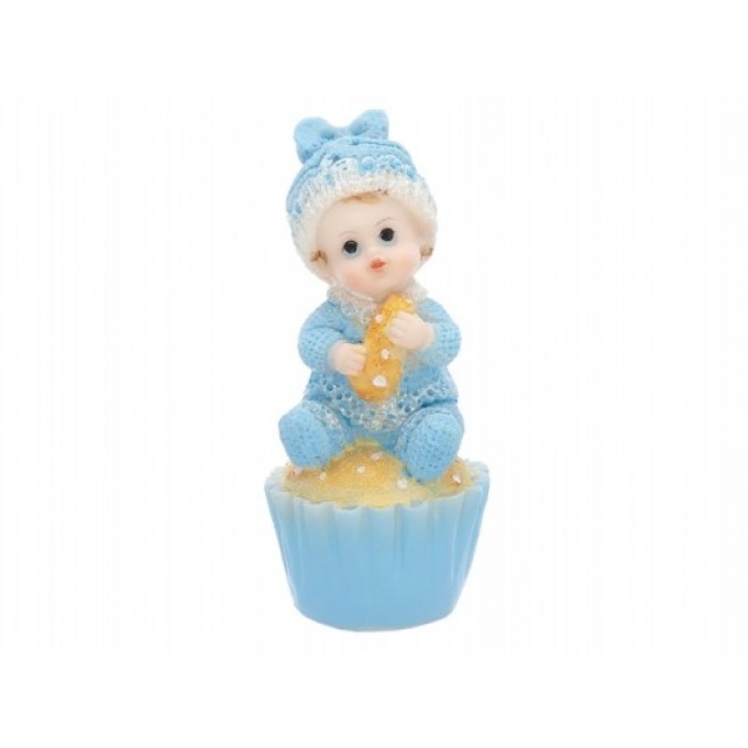Boneco Bebé Cupcake Azul