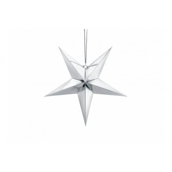 Estrela Prata - 45cm