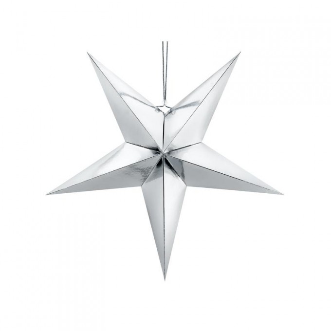 Estrela Prata - 70cm