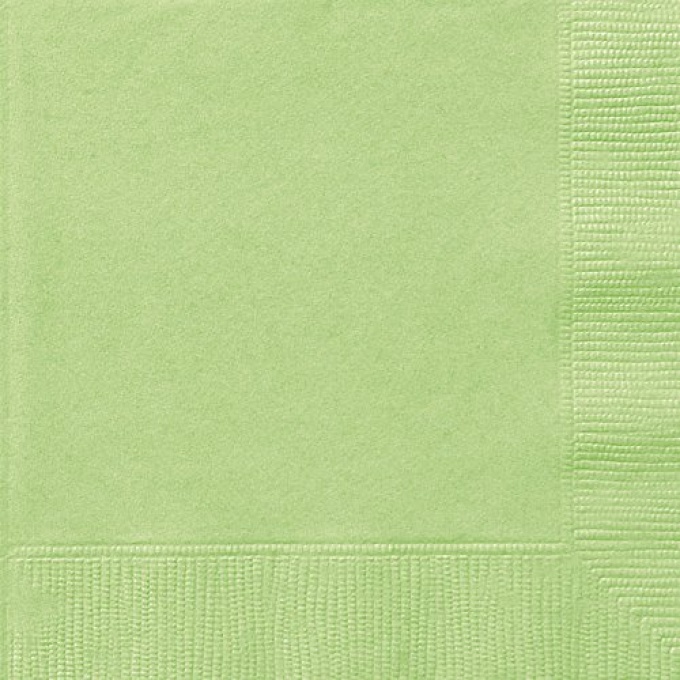 Guardanapos Lisos Verde Claro - Pack 20