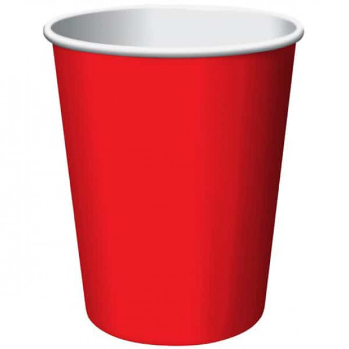 red 9 oz party cup product image