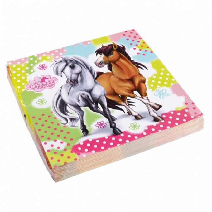 Guardanapos Charming Horses - Pack 20