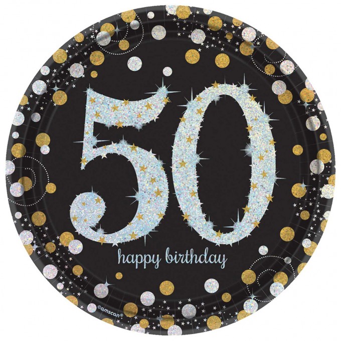 Pratos Happy Birthday! 50 anos