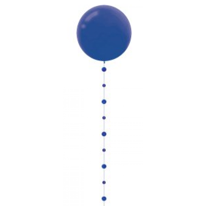 Fita Para Balão Metalizado e Glitter Azul Royal