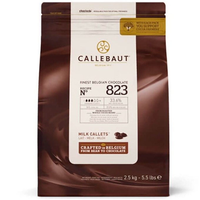 Chocolate Callebaut Leite 823 2.5Kg