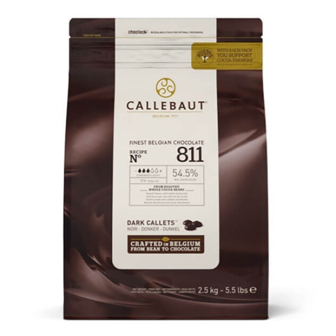 Chocolate Callebaut Negro 811 2.5Kg
