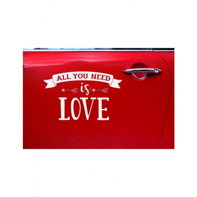 Vinil para Carro - All You Need is Love