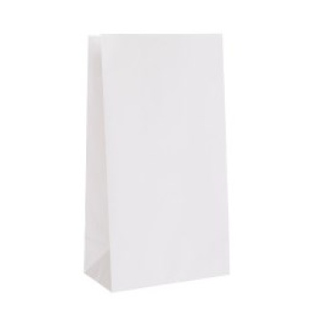 Sacos Papel Branco - Pack 12