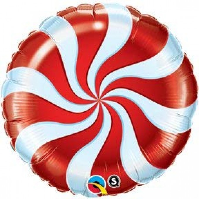 Balão Rebuçado Vermelho - 46cm