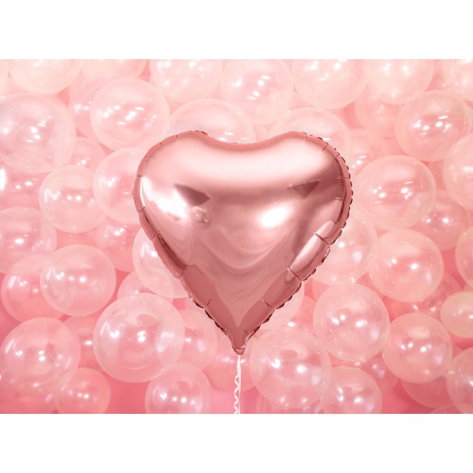Balão Coração Rose Gold - 61cm