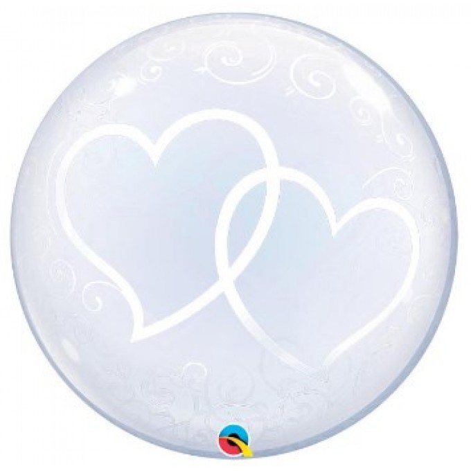 Bubble Transparente com Corações