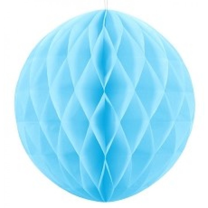 Bola de Papel Azul Claro - 40cm