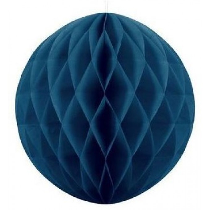 Bola de Papel Azul Escuro - 40cm