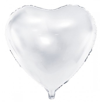 Balão Coração Branco - 61cm