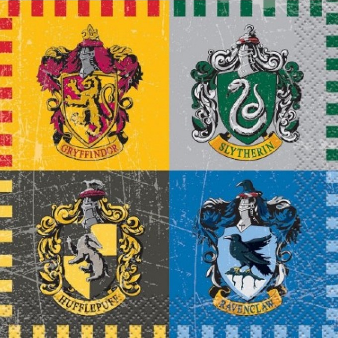 Harry Potter Guardanapos 25cm - Pack 16