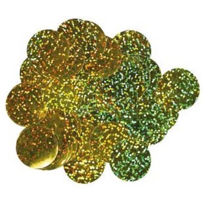 Mini Confettis Ouro Holográfico - 14g
