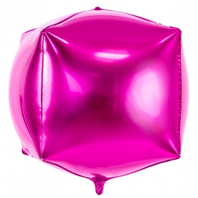 Balão Cubo Rosa - 35cm