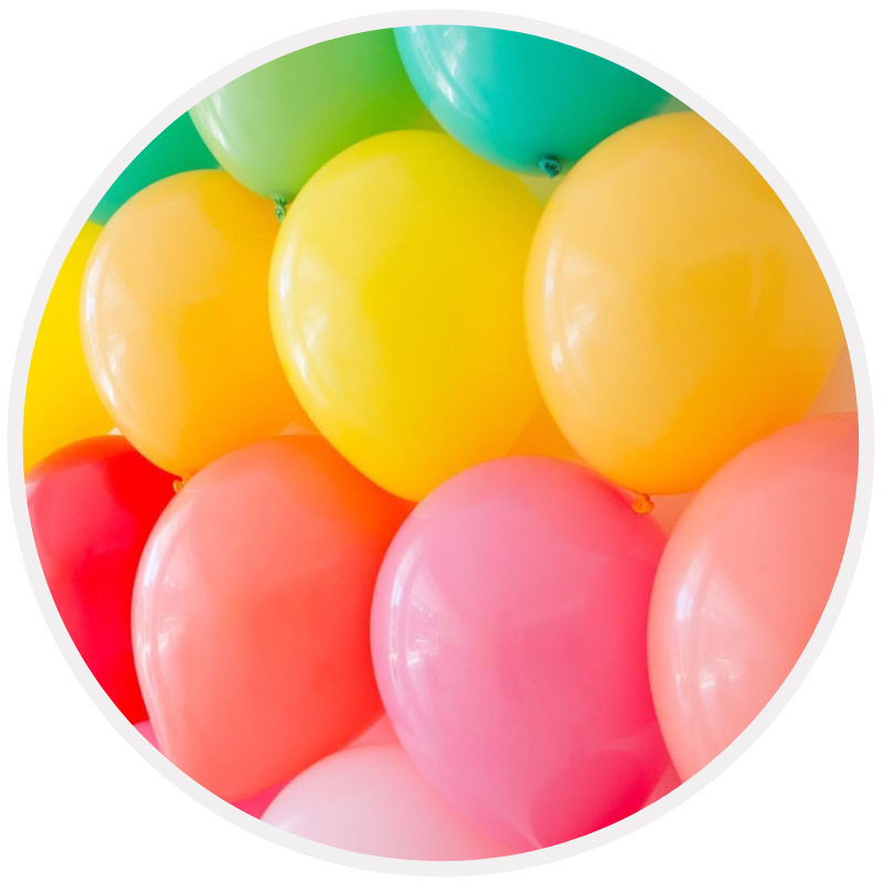 Balões para festa latéx liso online