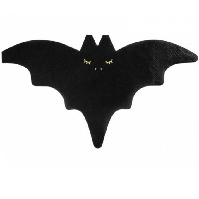 guardanapo morcego preto halloween
