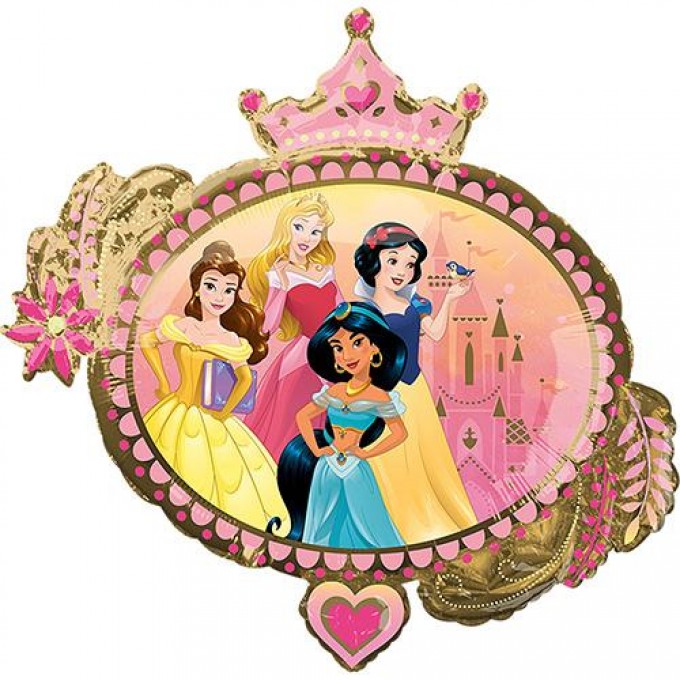 balão princesa disney escudo princesas 1