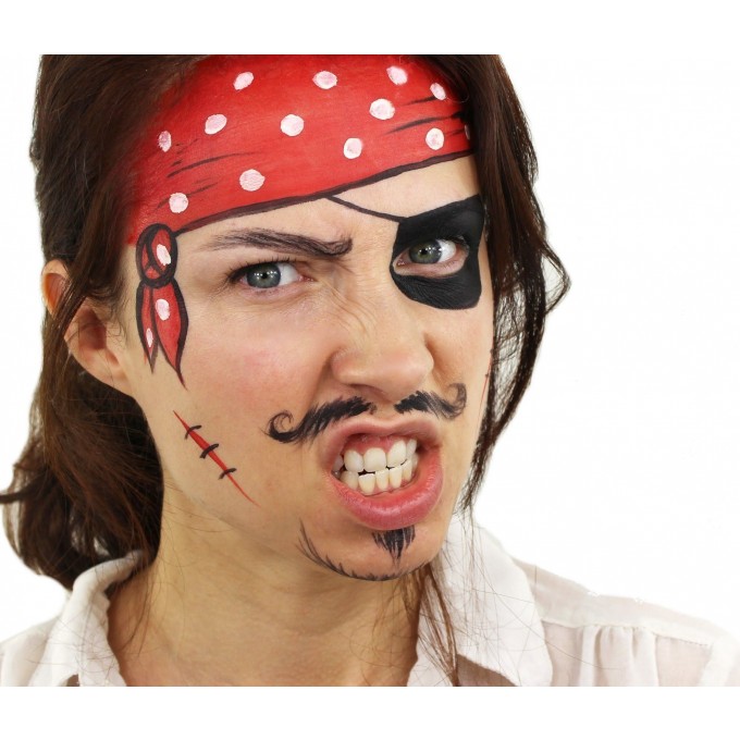kit Pintura Facial Pirata