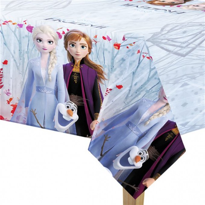 toalha mesa frozen papel