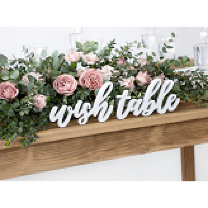 Wish table em Madeira Branca