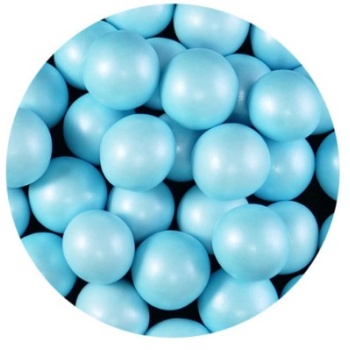 Bolas Crocantes Azul Claro 100gr