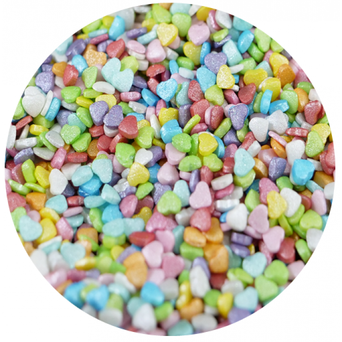 Sprinkles Mix Corações Coloridos Pequenas 60g