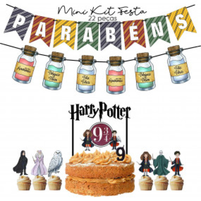 Kit Festas Harry Potter 22Pcs