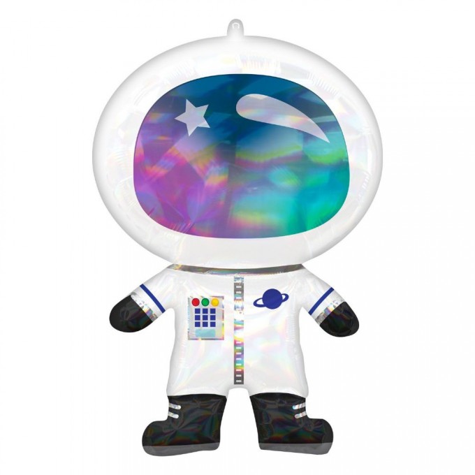 astronaut iridescent shape 15453
