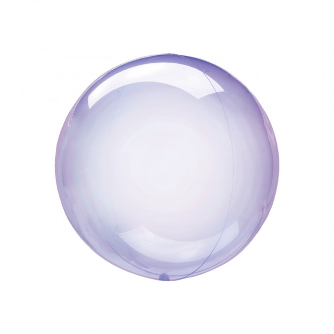 balão crystal pequeno lilas