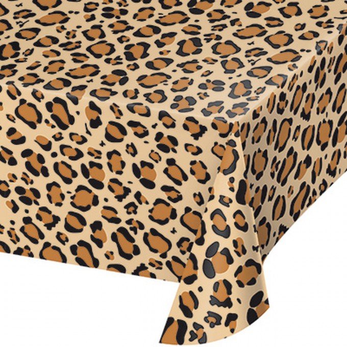 tolha de mesa animais da selva leopardo