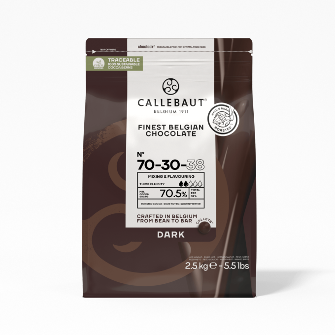 Chocolate Callebaut Negro 70 30 38 2.5Kg 1