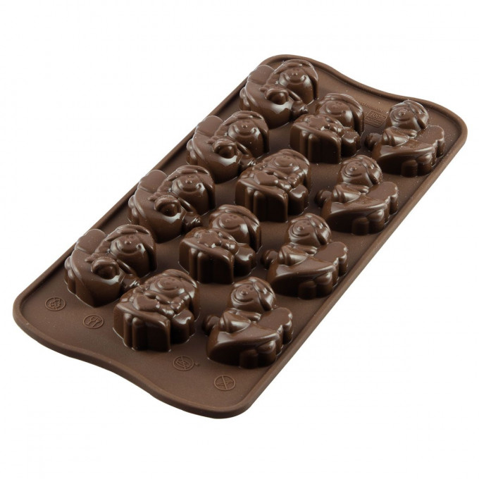 Molde Chocolate Anjos Silikomrart