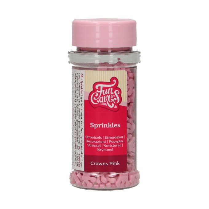 Sprinkles Coroas Rosa 45Gr